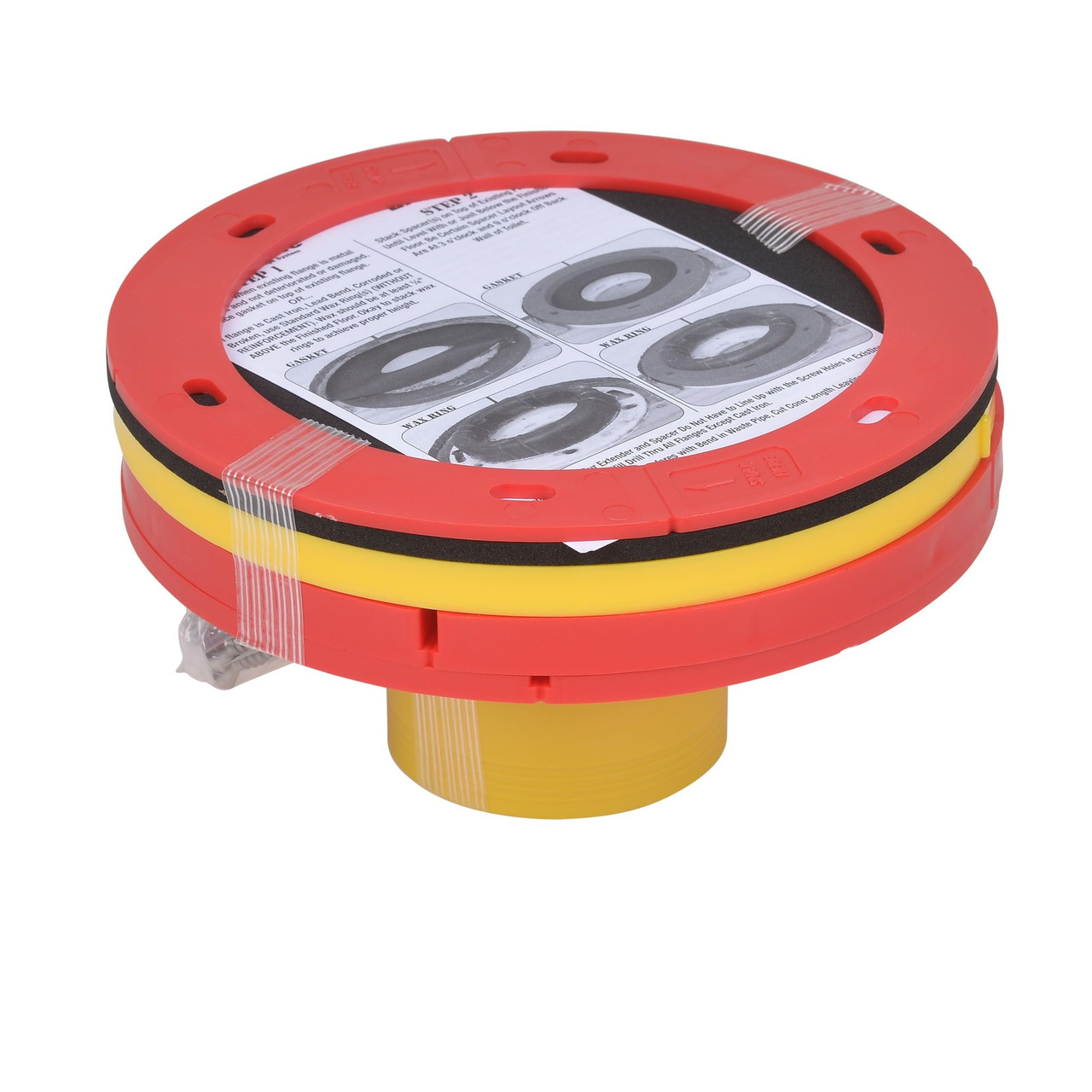 Oatey Toilet Flange Extender Kit, 1/4" to 1" in Yellow - 43401 - 10 pack