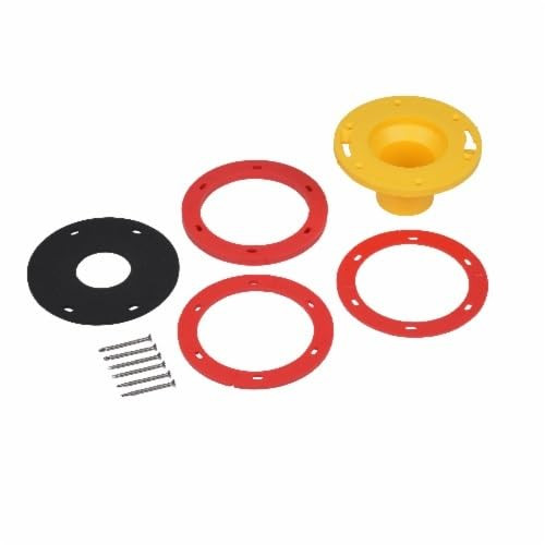 Oatey Toilet Flange Extender Kit, 1/4" to 1" in Yellow - 43401 - 10 pack