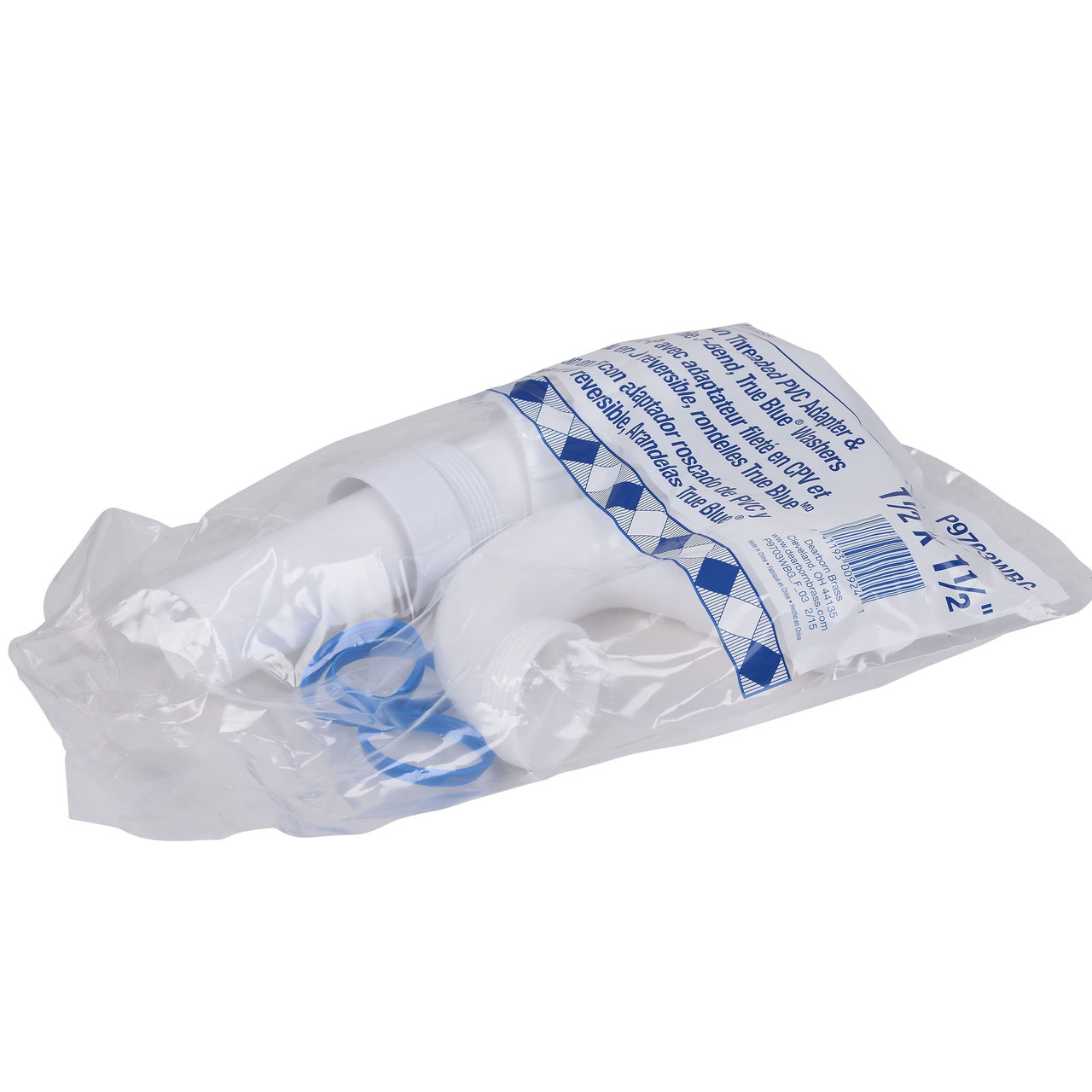 Oatey 1-1/2" P-Trap with Threaded Adapter and J-Bend - P9703WBG - 5 pack