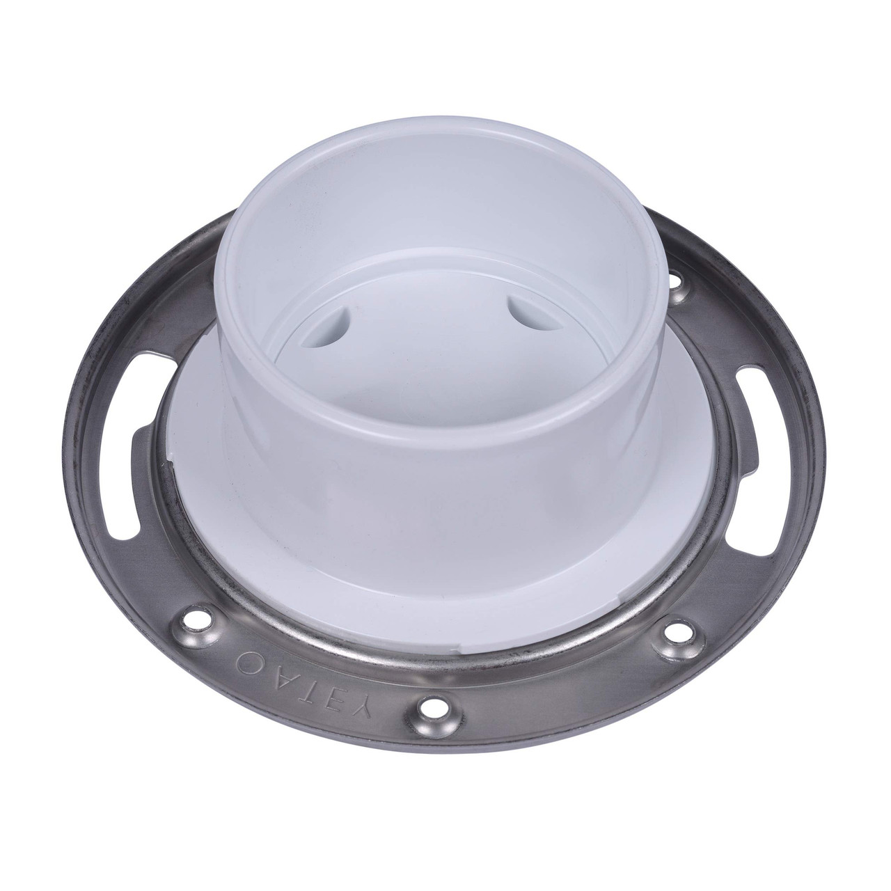 Oatey Closet Flange with Stainless Ring, 3" or 4" PVC in White - 43613 - 25 pack