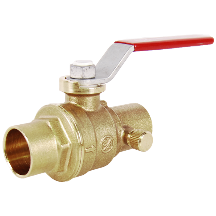 Legend Valve 107-133NL Stop and Waste Valve 1/2 Inch Sweat Brass