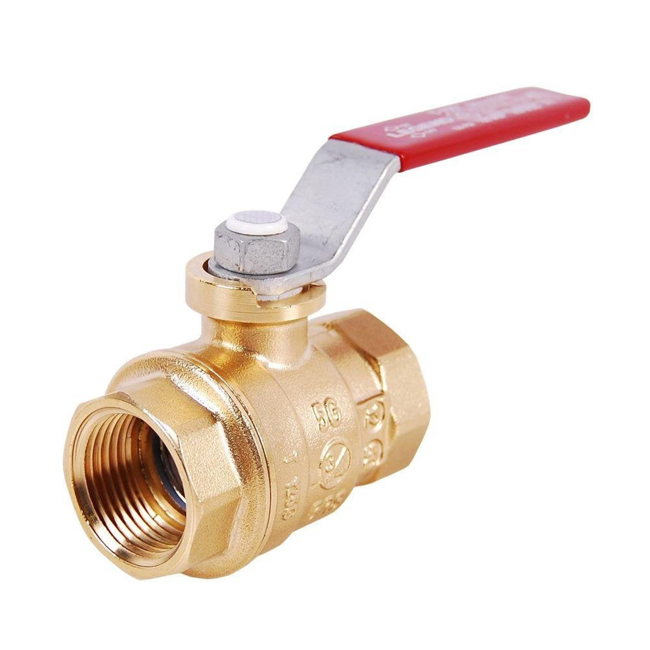 Legend Valve 1/2" S-1100 No Lead Full Port Ball Valve with Drain in Forged Brass - 101-513NL