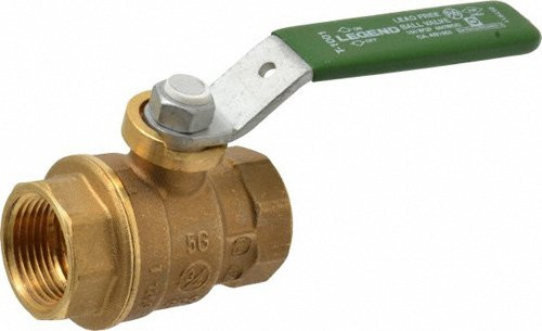 Legend Valve 101-025NL Ball Valve 1 Inch FNPT Forged Brass Full Port