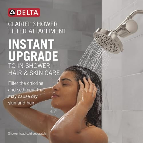 Delta Clarifi Standard Shower Filter Attachment in Stainless - 7SF100-SS