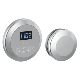 Delta Universal Showering Components Round Steam Package in Lumicoat Chrome - 5CH-250R-PR