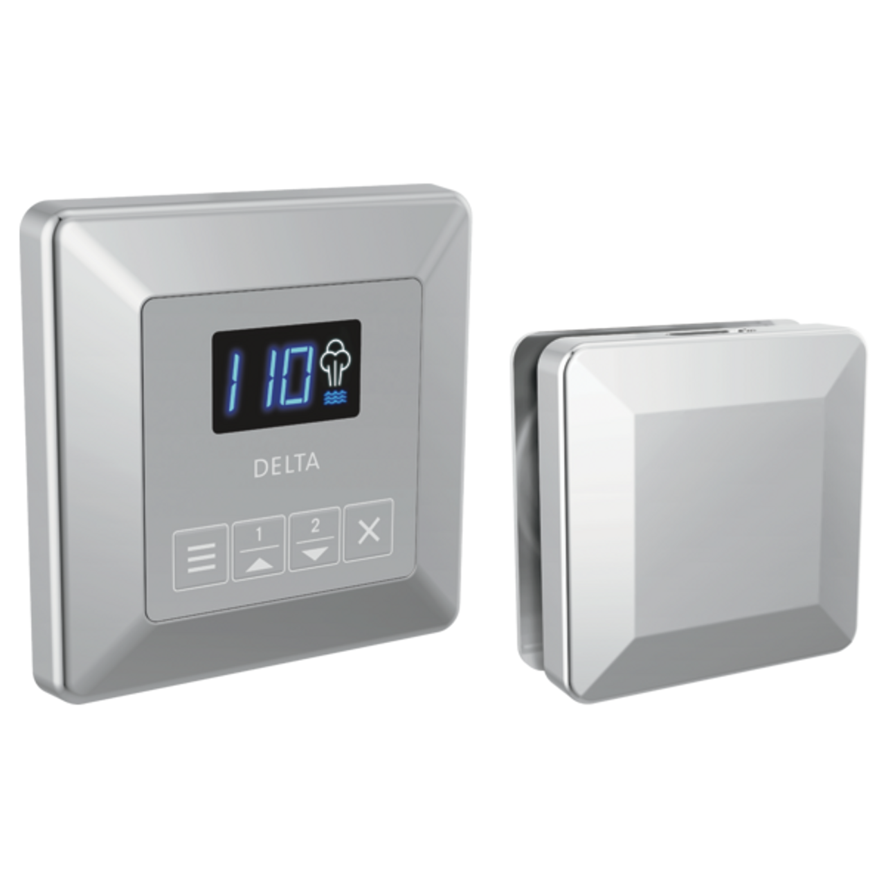 Delta Universal Showering Components Square Steam Package in Lumicoat Chrome - 5CH-250T-PR