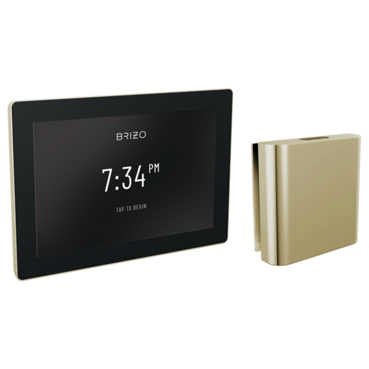 Brizo Digital + Square Steam Set in Lumicoat Polished Nickel - 8CH-600S-PN-L