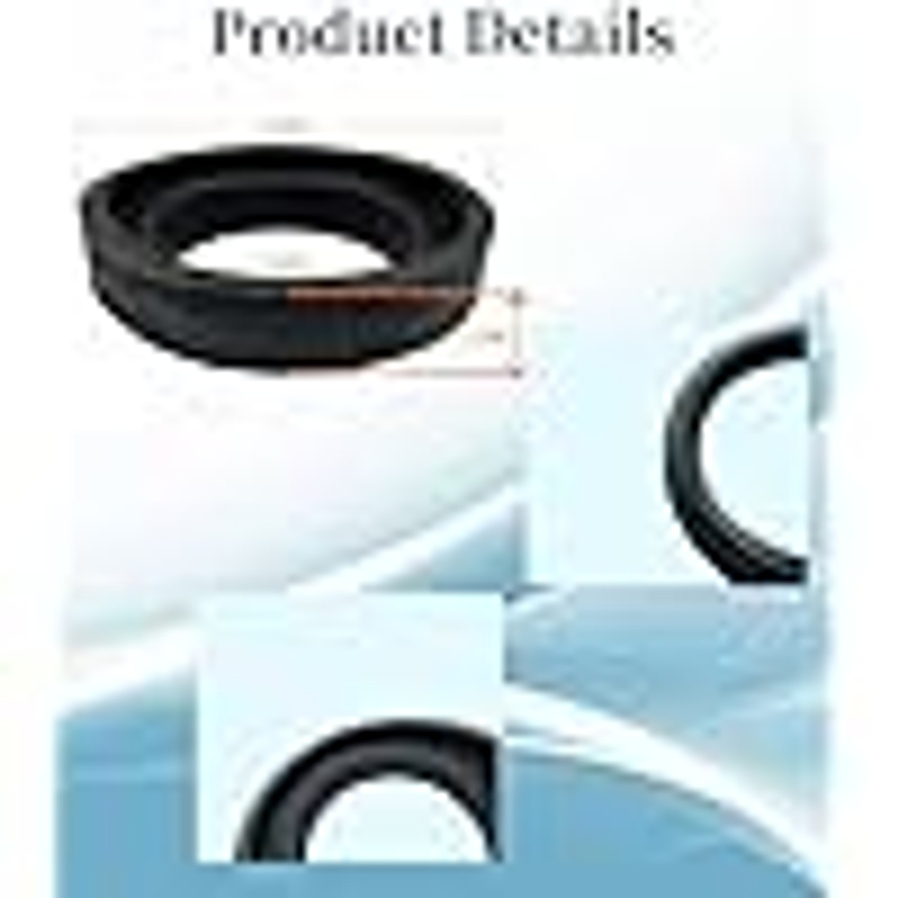 Toto Tank-to-Bowl Gasket for Drake Toilets, Two-Piece Toilet Seal - 9BU024E