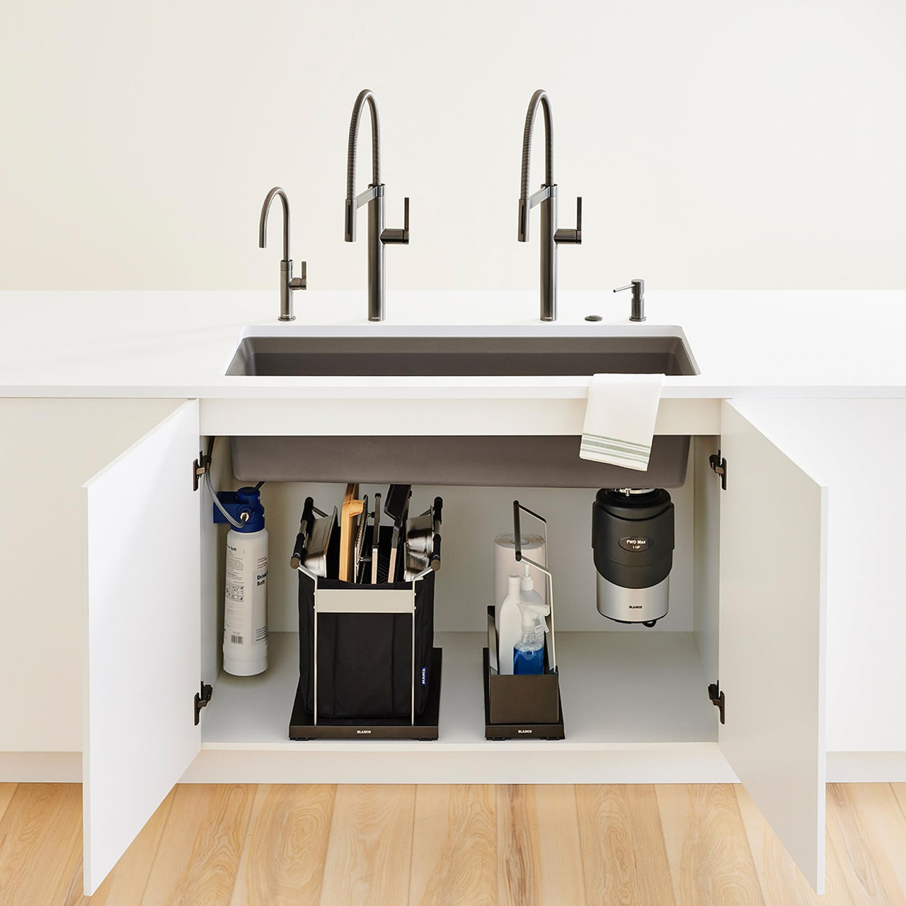 Blanco Inteos XL Sink Storage Organizer in Black - 527670