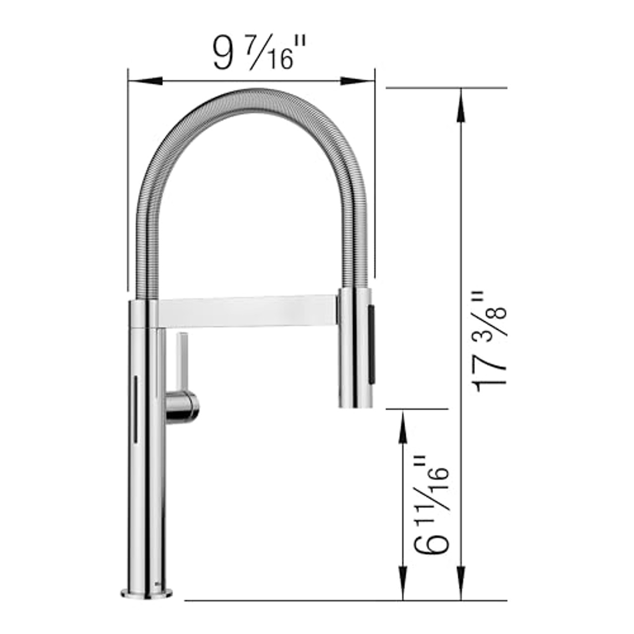 Blanco Culina Sensor Mini Faucet 1.5 GPM in Chrome - 527478