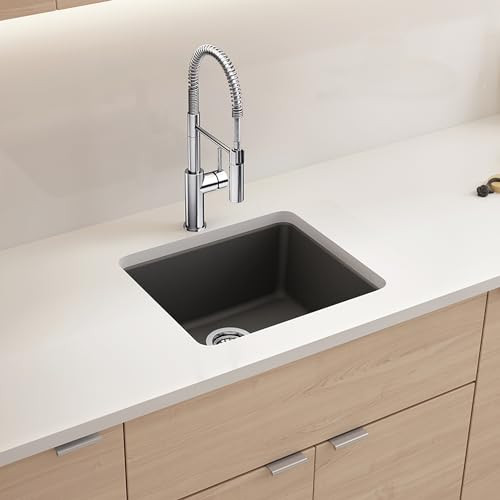Blanco Liven 21" Single Bowl Dual Mount Sink in Cinder - 443228