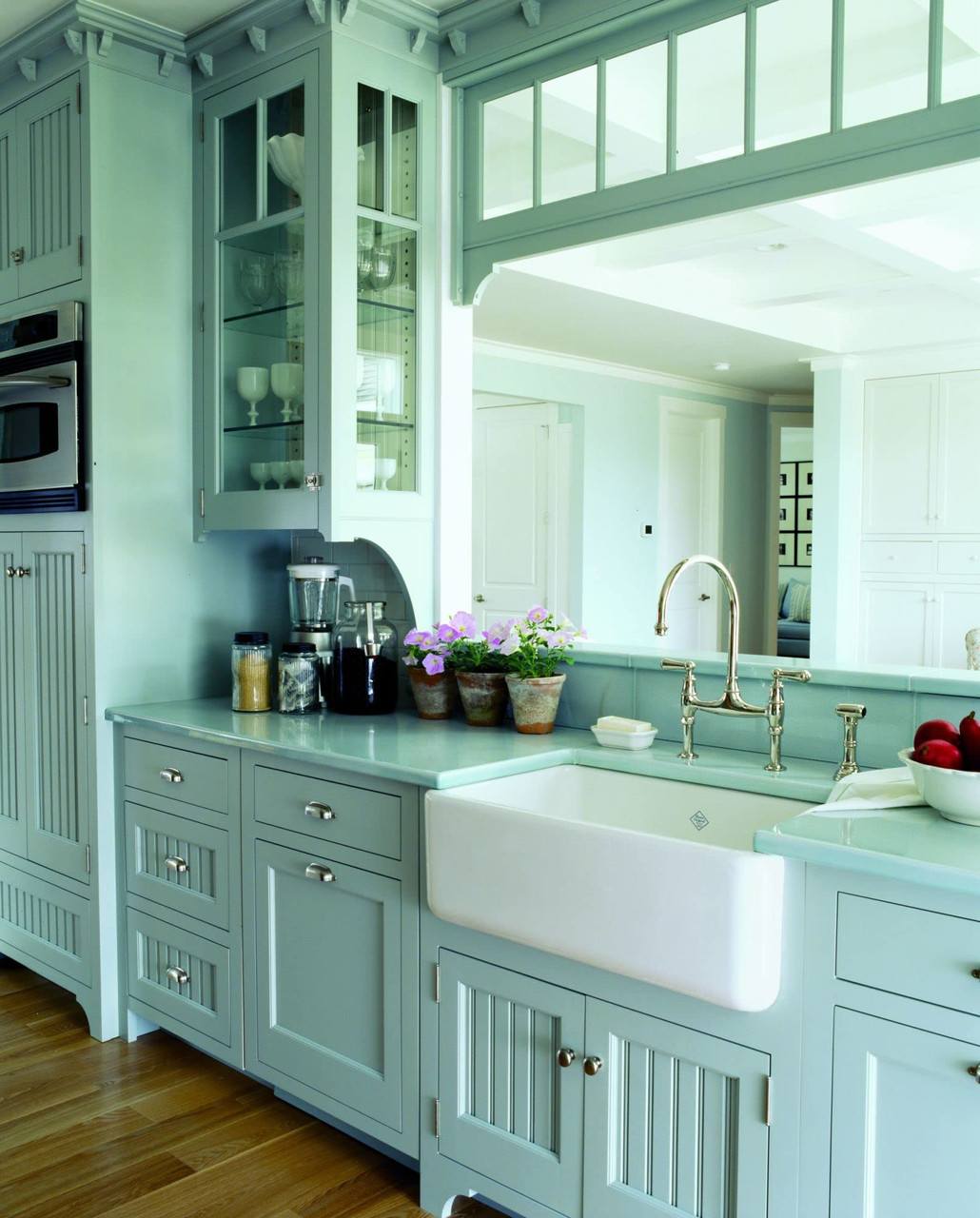 Rohl Georgian Era Bridge Kitchen Faucet With Side Spray in Satin English Gold - U.4719L-SEG-2