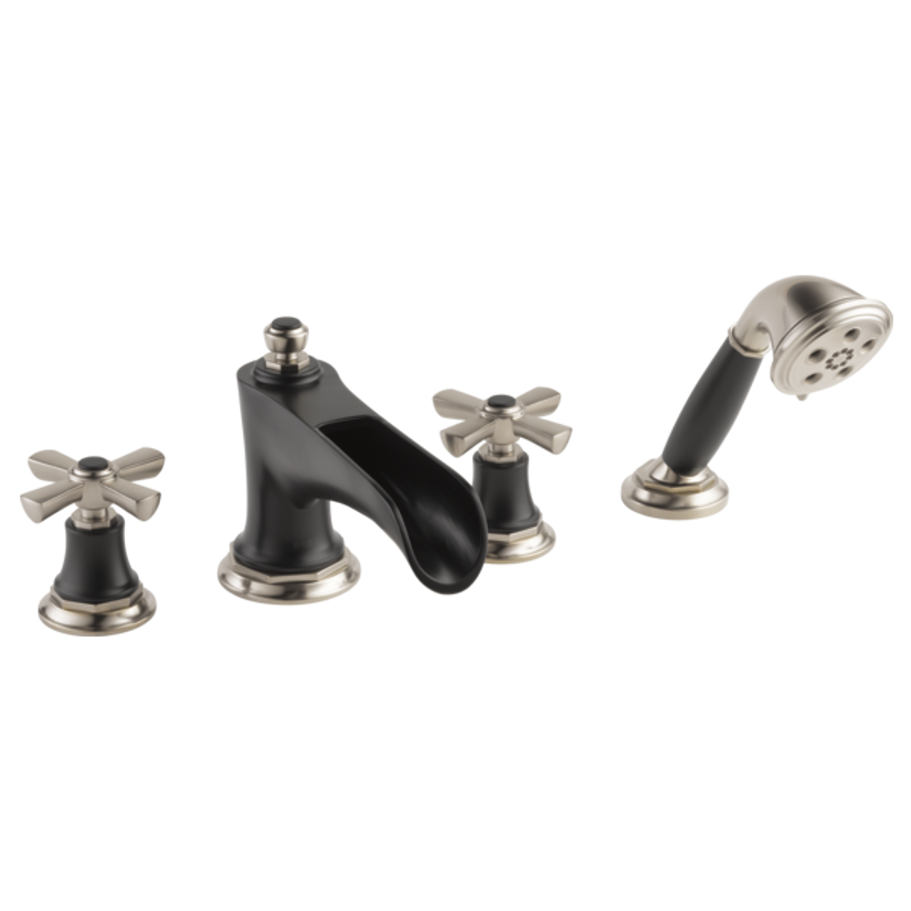 Brizo Rook Roman Tub Trim with Hand Shower - Less Handles