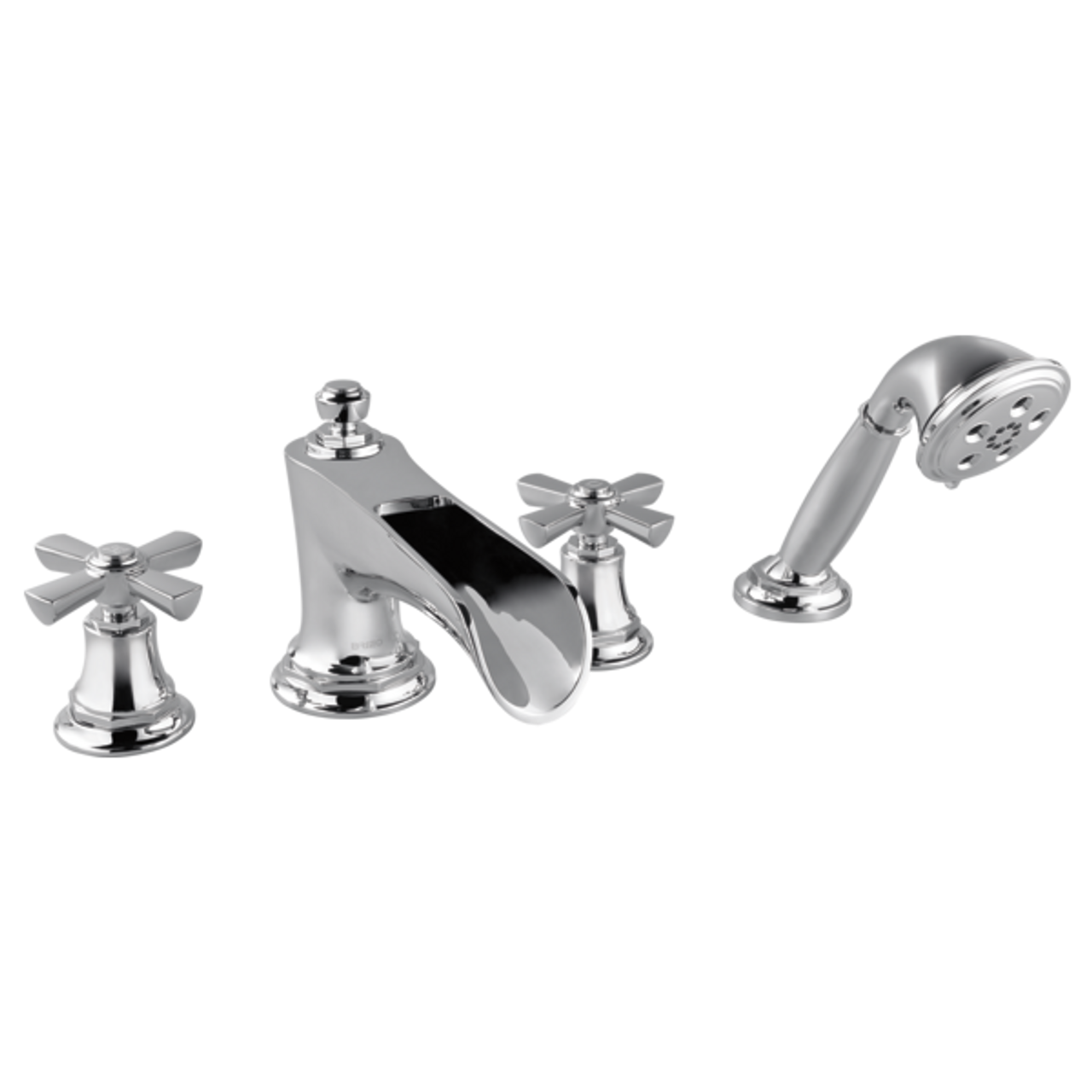 Brizo Rook Roman Tub Trim with Hand Shower - Less Handles