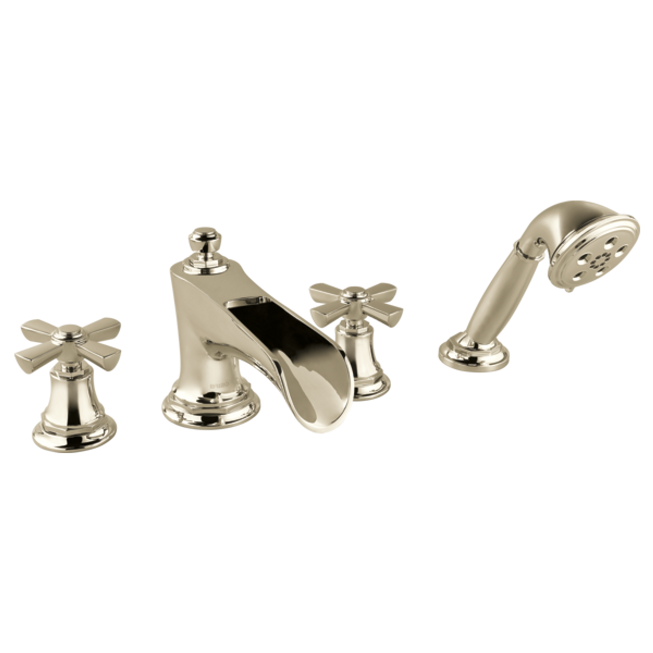 Brizo Rook Roman Tub Trim with Hand Shower - Less Handles