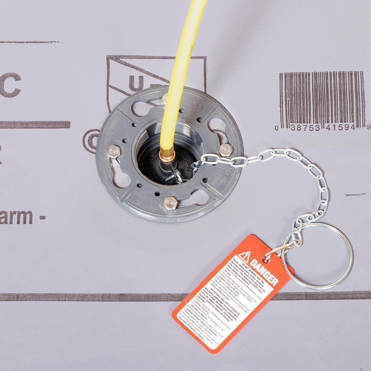 Oatey 2 in. Inflatable Test-Ball Plug for Pipe Testing in Black - 240028