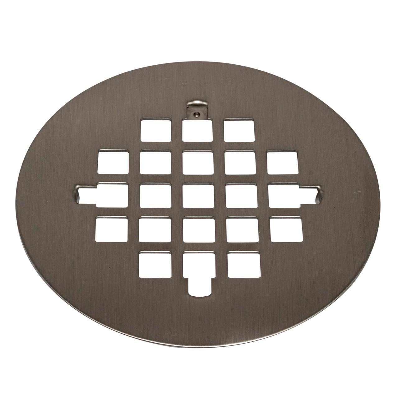 Oatey 4-1/4 in. Snap-Tight Shower Strainer in Satin Nickel - 42018