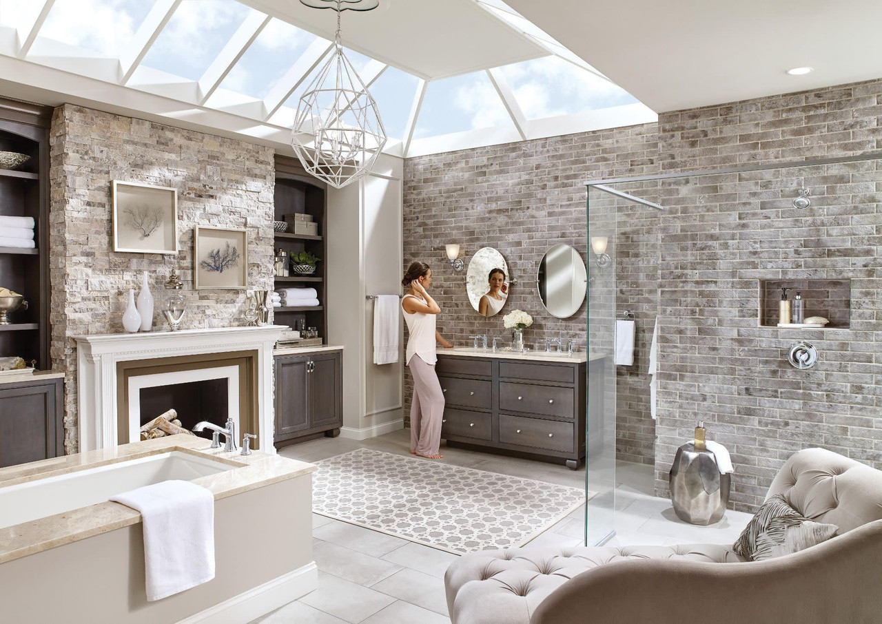 Moen Dartmoor Two Handle Widespread Faucet Trim in Chrome - TV6805