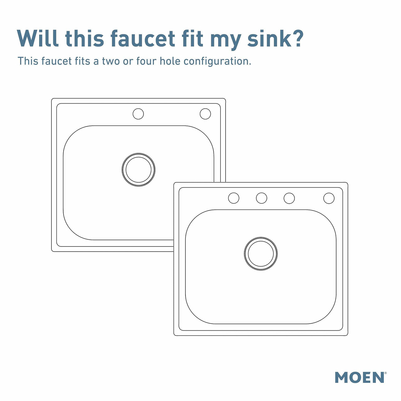 Moen Single-Handle Kitchen Faucet - 7430