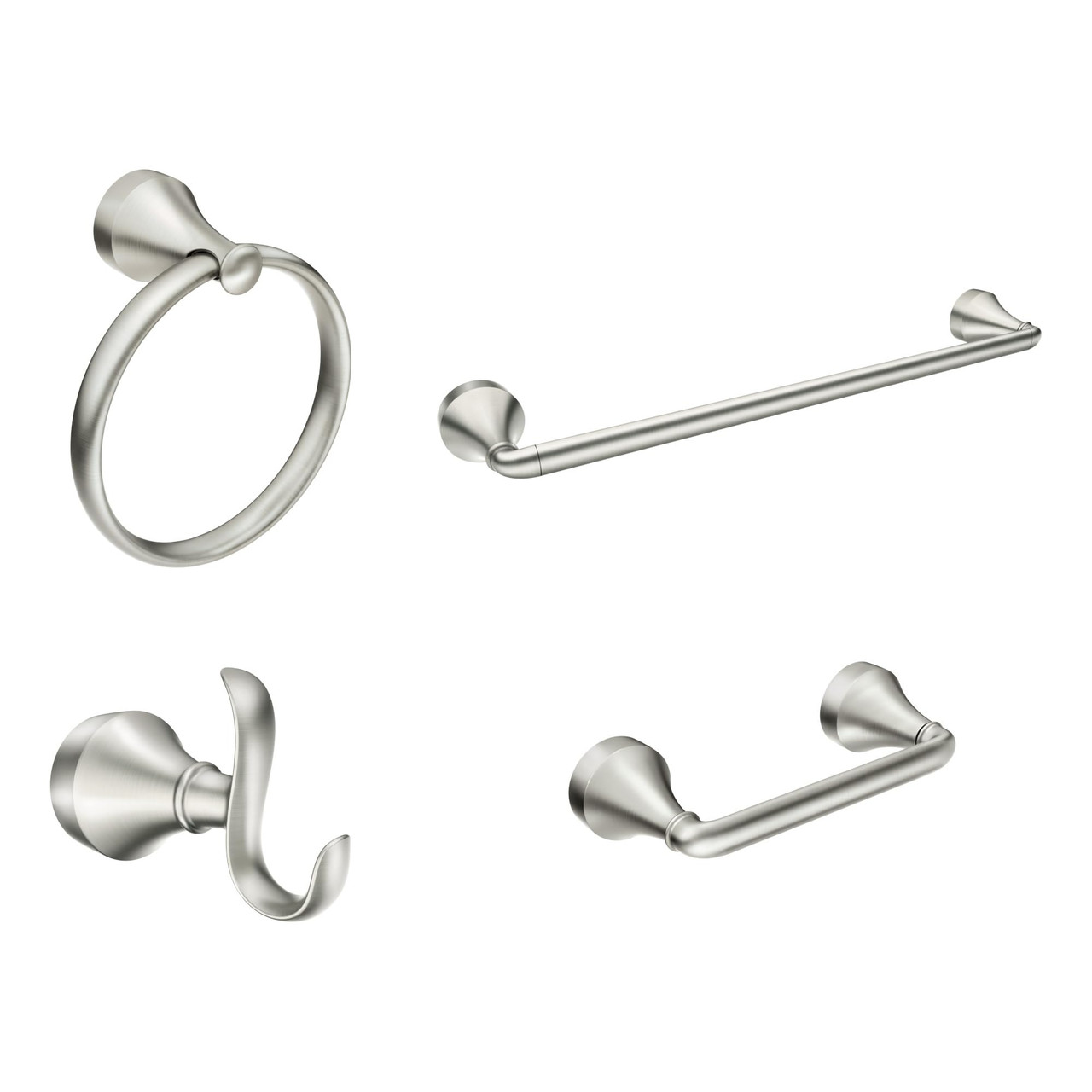 Moen Bathroom Accessory Set 4-Piece - Y1394BN