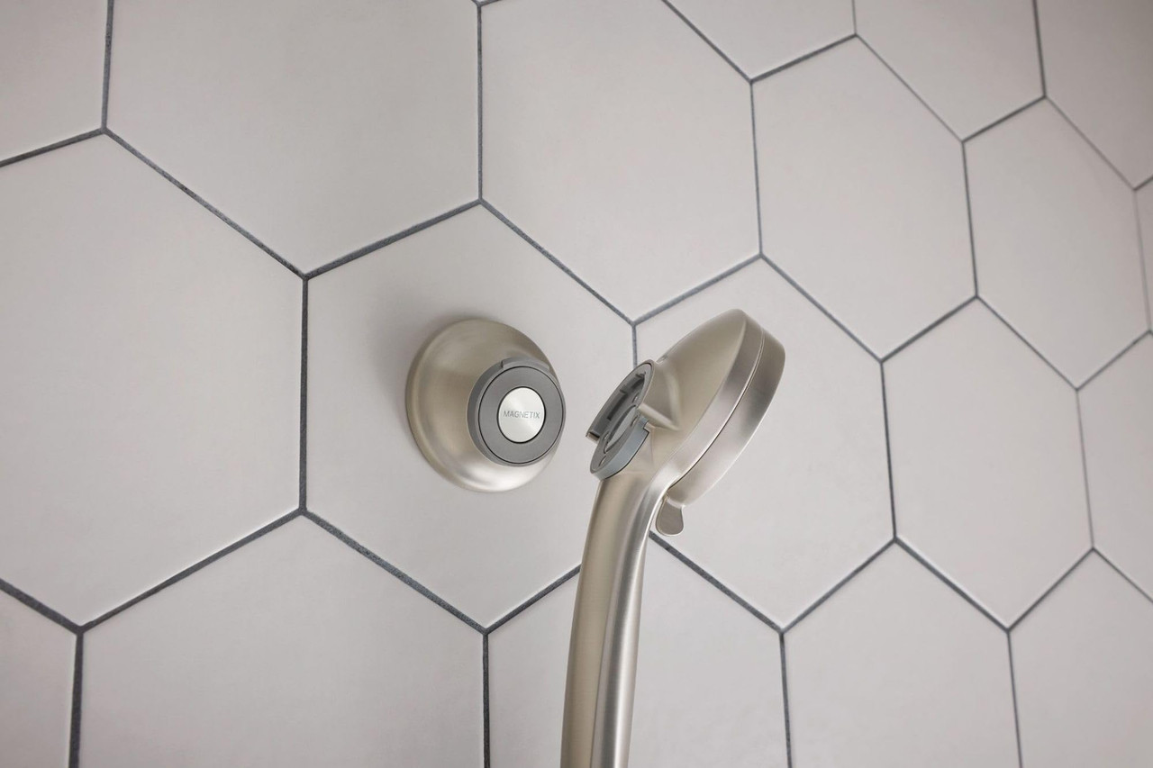 Moen Magnetix Showerhead Magnetic Remote Cradle in Spot Resist Brushed Nickel - 186117SRN
