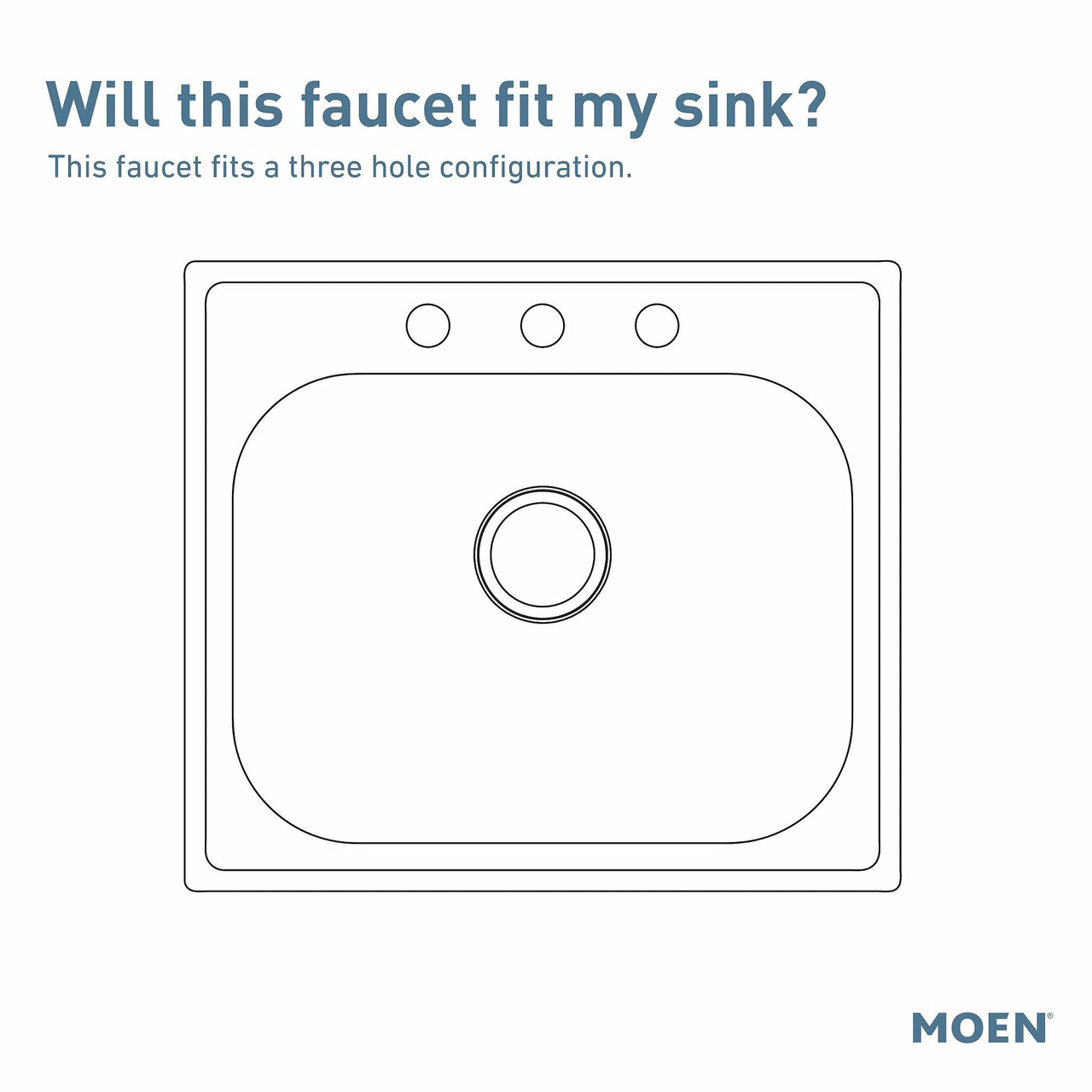 Moen Single-Handle Kitchen Faucet - 7434