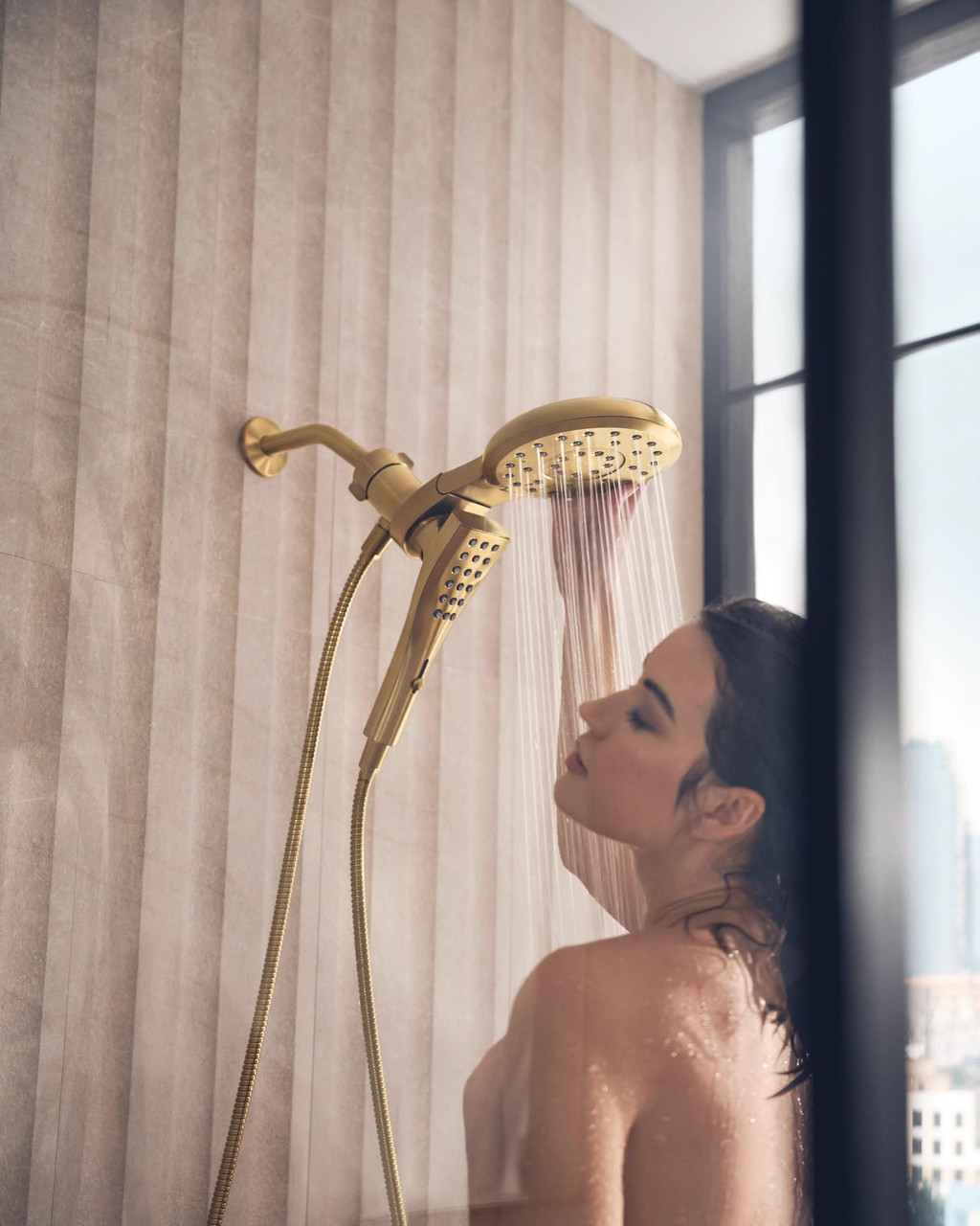 Moen Verso Verso Combo Shower System 2.5 GPM in Brushed Gold - 220C3BG