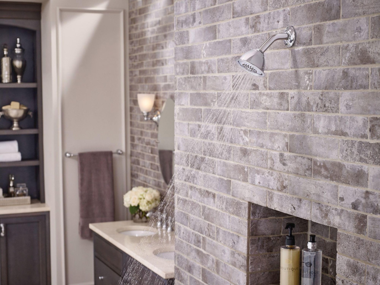 Moen Dartmoor Posi-Temp Valve Only Shower Trim in Brushed Nickel - T2181BN