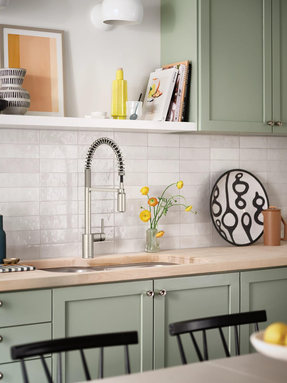 Moen Align Spring Pull-Down Kitchen Faucet in Spot Resist Stainless - 5923SRS