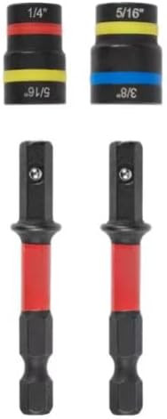 Milwaukee SHOCKWAVE Impact Duty QUIK-CLEAR 2-in-1 Magnetic Nut Driver Set - 49-66-4565