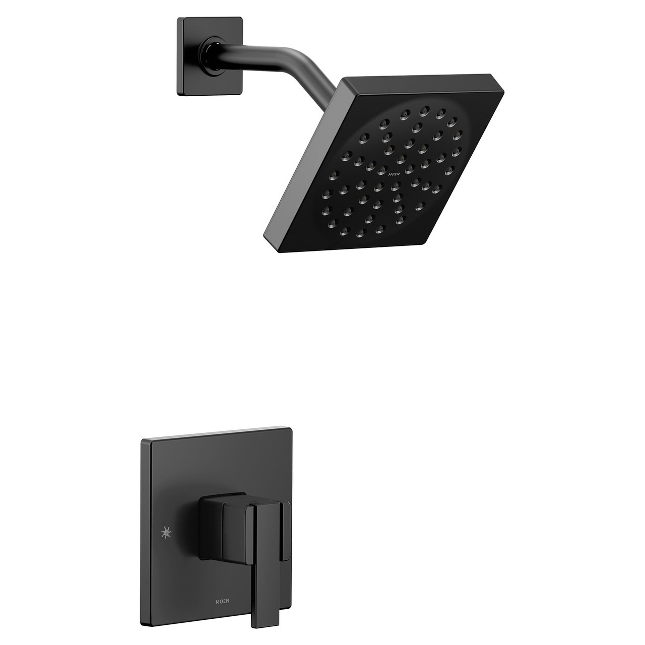 Moen Degree M CORE 3 Series 1 Handle Shower Trim Kit in Matte Black - UTS3715BL