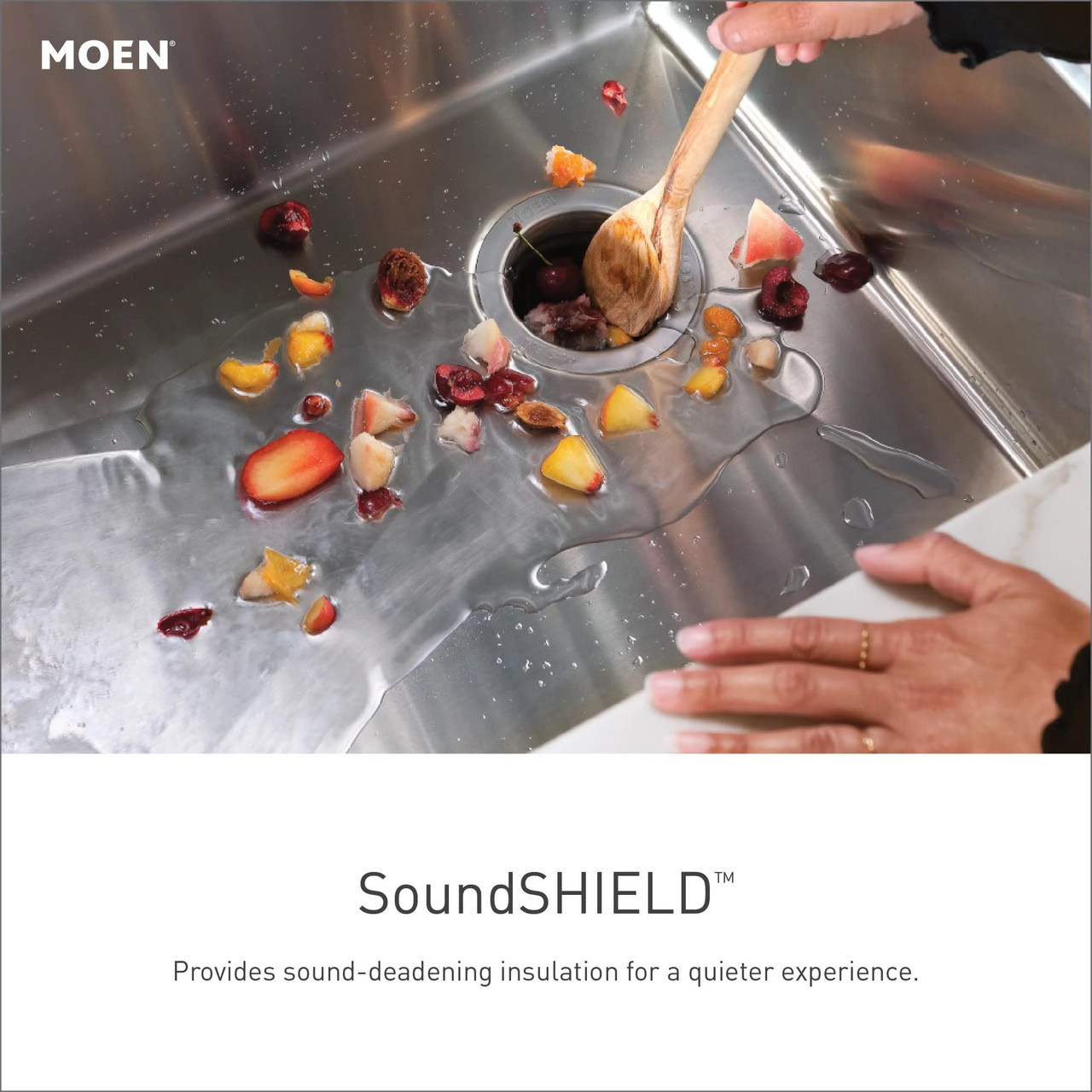 Moen Prep 18 Gauge Stainless Steel Dual Mount 33" x 22" x 9" Double Bowl Low Divide Kitchen Sink with Bottom Grids Included in Stainless - GS182082B
