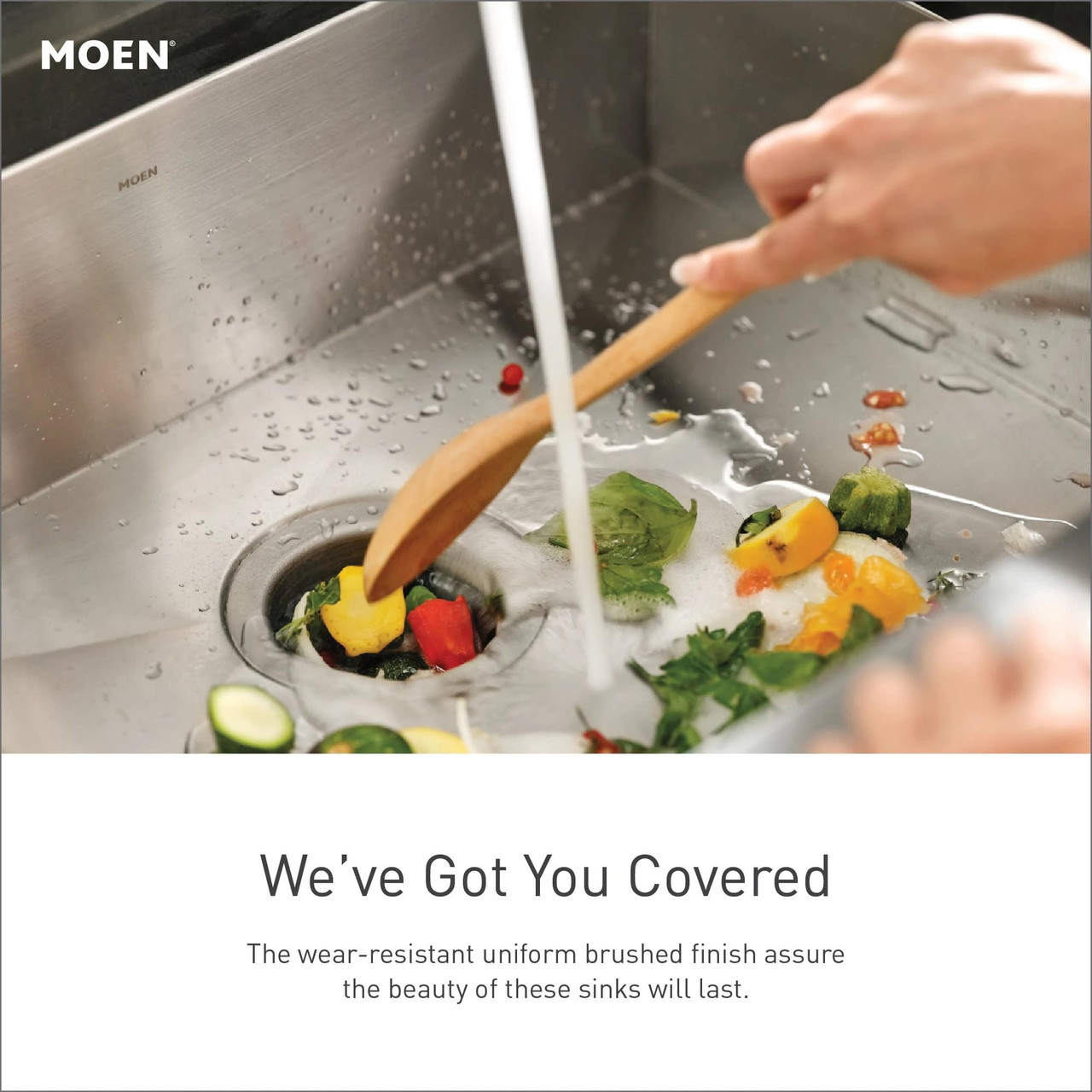 Moen Prep 18 Gauge Stainless Steel Dual Mount 33" x 22" x 9" Double Bowl Low Divide Kitchen Sink with Bottom Grids Included in Stainless - GS182082B