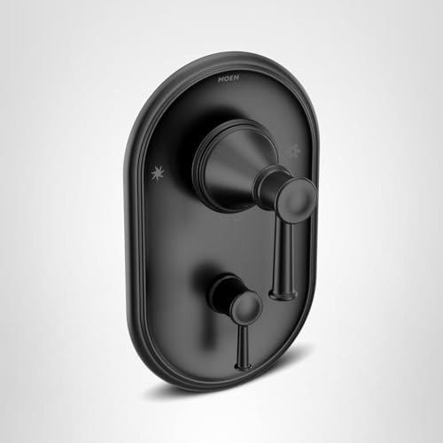 Moen Belfield Posi Temp with Built in 3 Function Transfer Valve Trim Kit in Matte Black - T2310BL