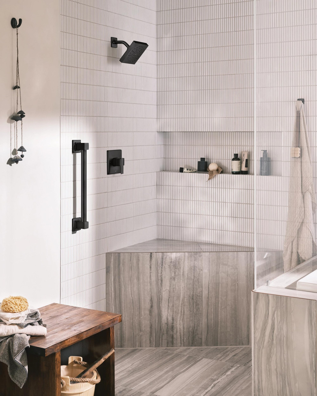 Moen Degree M CORE 3 Series 1 Handle Eco Performance Tub and Shower Trim Kit in Matte Black - UTS3713EPBL