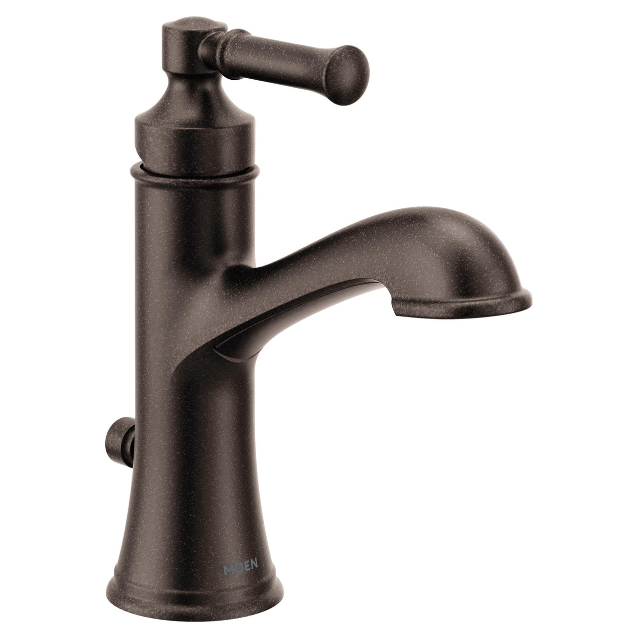 Moen Dartmoor Single Handle Bathroom Sink Faucet with Optional Deckplate in Oil Rubbed Bronze - 6803ORB
