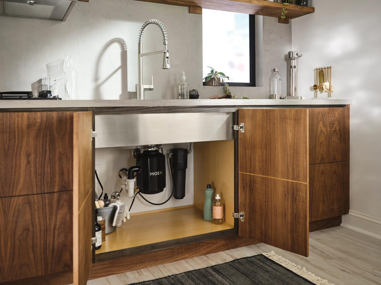 Moen Single Stage Under Sink Advanced Water Filtration System in Chrome - F9800