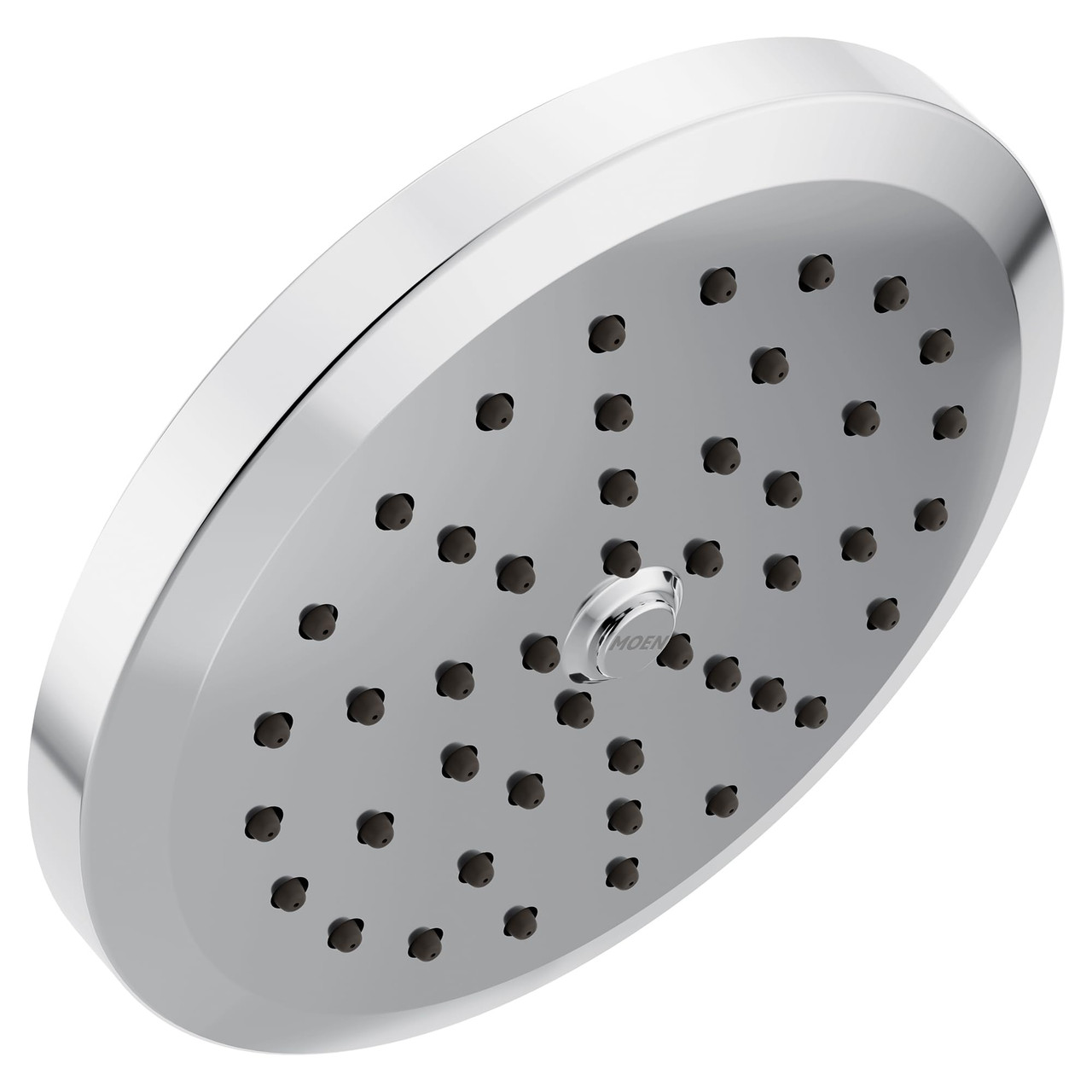 Moen One Function 6 3/4 Inch Wide Eco Performance Rain Showerhead with Immersion Rainshower Technology in Chrome - S178EP