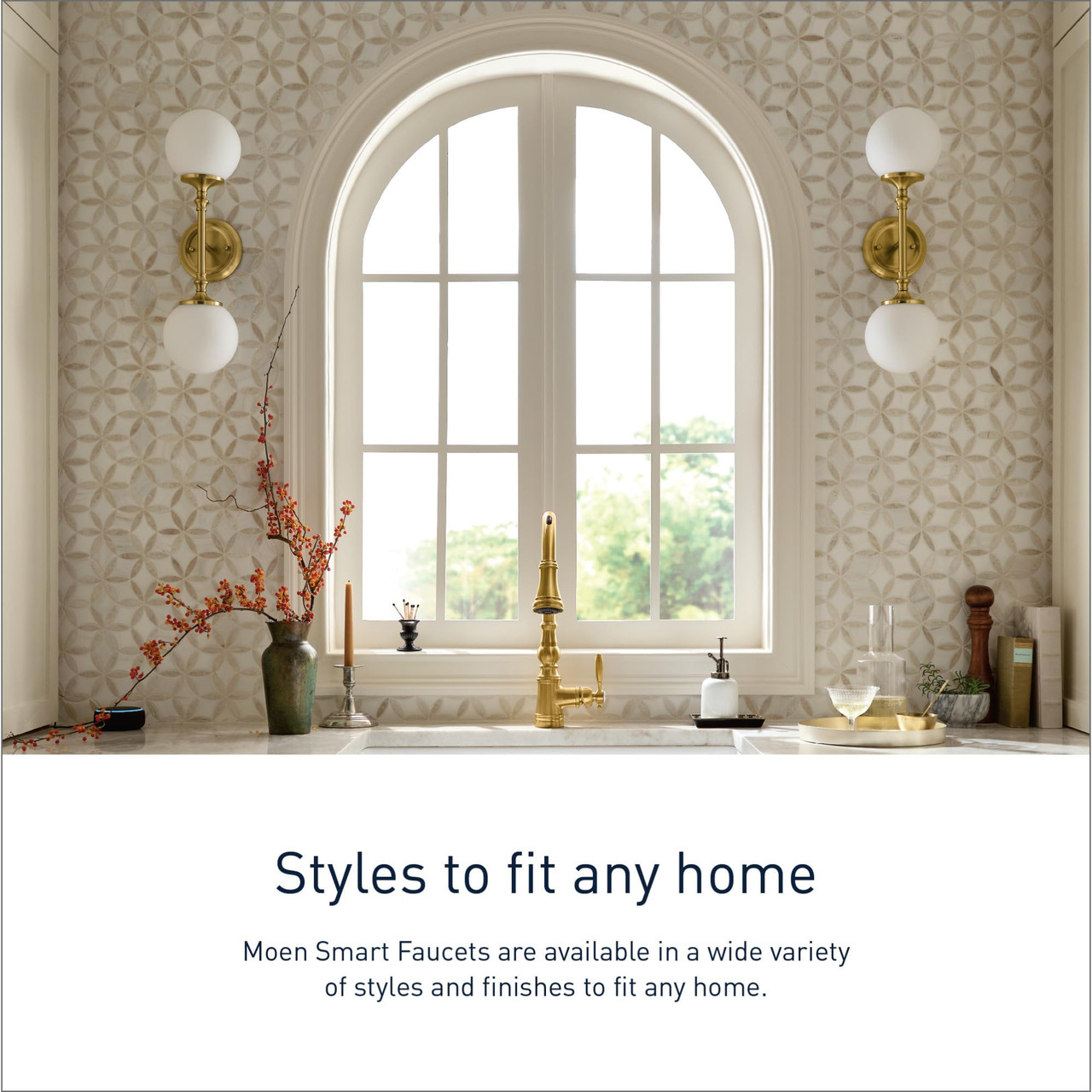 Moen Weymouth Smart Faucet Touchless Pull Down Sprayer Kitchen Faucet with Voice and Motion Control in Chrome - S73004EV2C