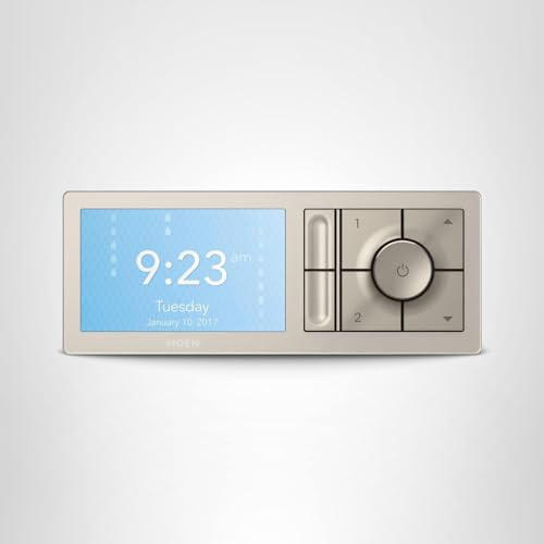 Moen Terra Beige Smart Shower 2 Outlet Digital Water System Controller for Thermostatic Shower Valve in Terra Beige - TS3302TB