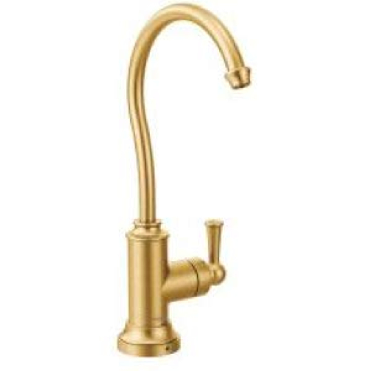 Moen Sip Traditional Cold Water Kitchen Beverage Faucet with Optional Filtration System in Brushed Gold - S5510BG