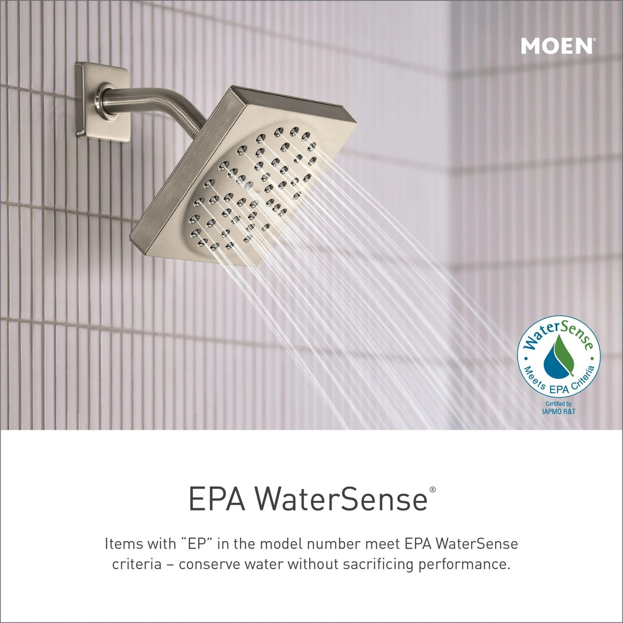 Moen Voss M CORE 3 Series 1 Handle Eco Performance Tub and Shower Trim Kit in Brushed Nickel - UT3693EPBN