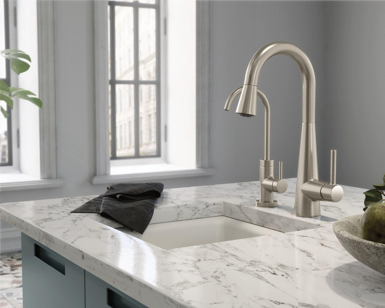 Moen Sip Modern Cold Water Kitchen Beverage Faucet Spot Resistant Stainless Steel in Spot Resist Stainless - S5530SRS