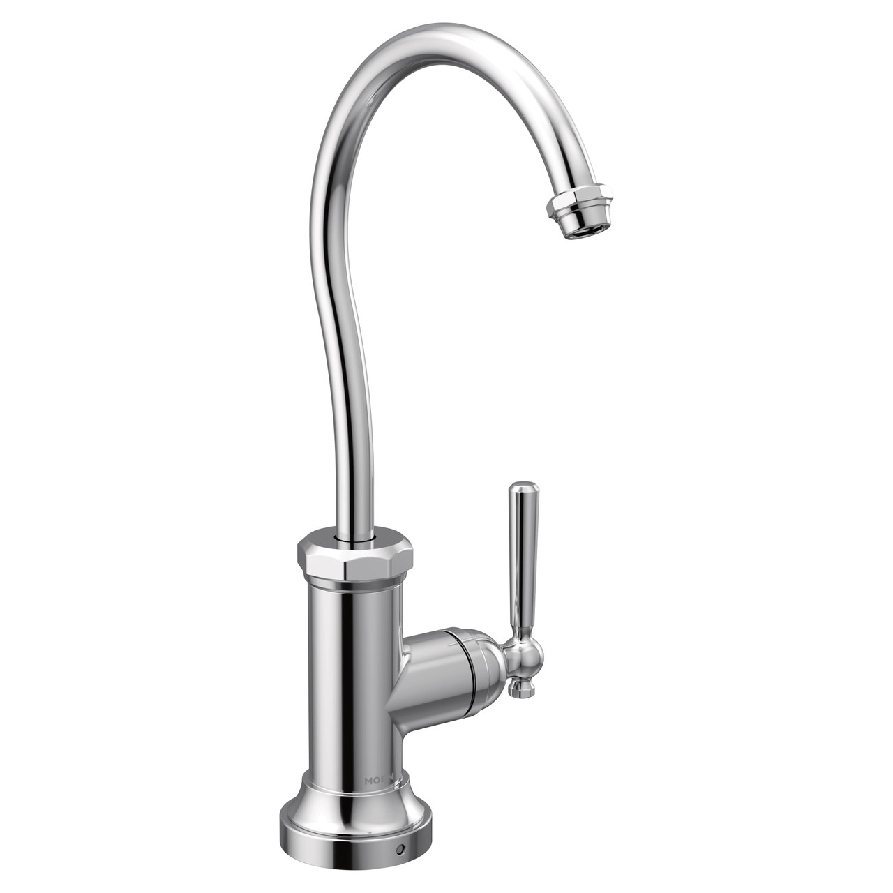 Moen Paterson Sip Industrial Cold Water Kitchen Beverage Faucet with Optional Filtration System in Chrome - S5540