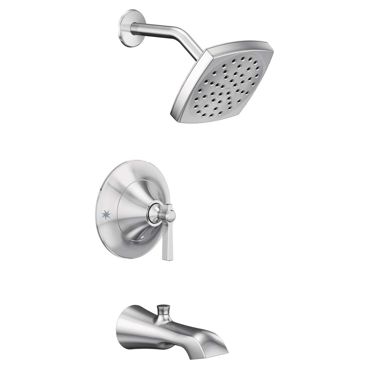 Moen Flara Posi Temp Pressure Balancing Tub and Shower Trim Kit in Chrome - TS2913