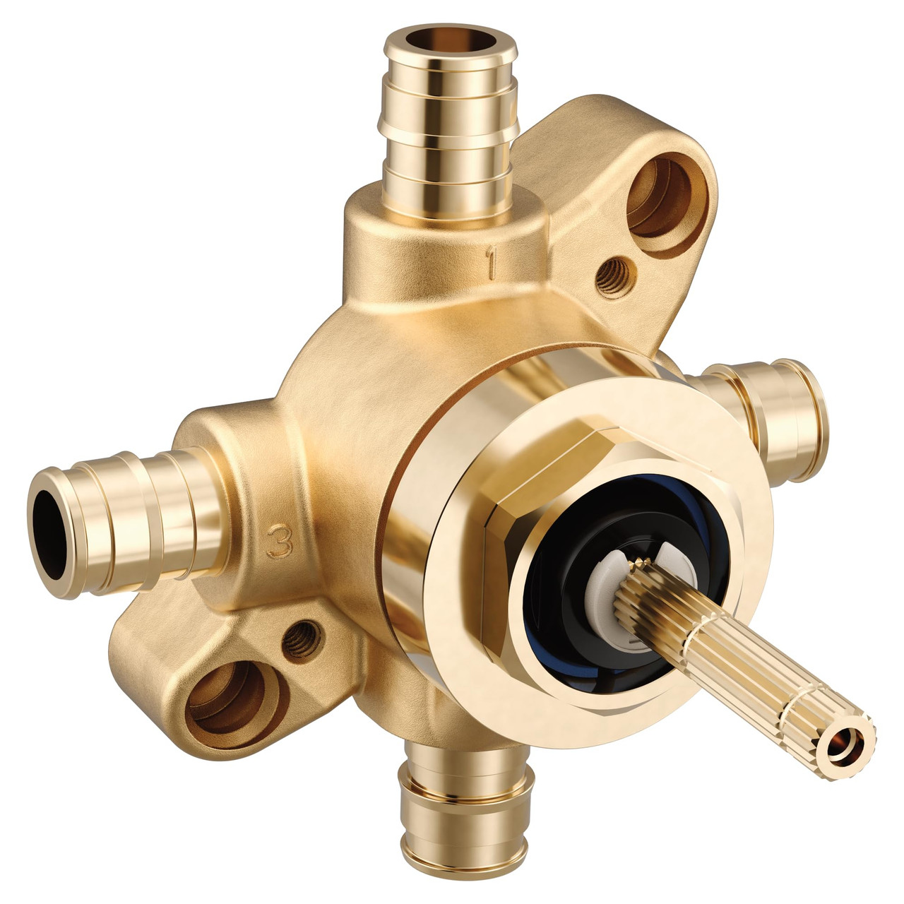 Moen M CORE 3 or 6 Function Transfer Valve with Cold Expansion PEX Connections - U361CX