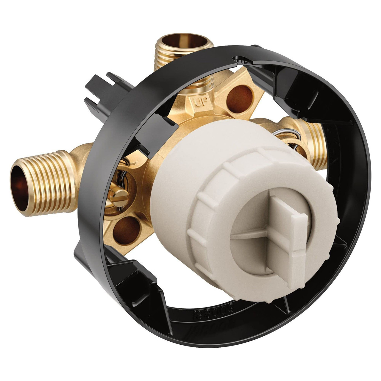 Moen M CORE 3 Port Shower Rough In Brass Mixing Valve with CC/IPC Connections and Stops - U130CIS
