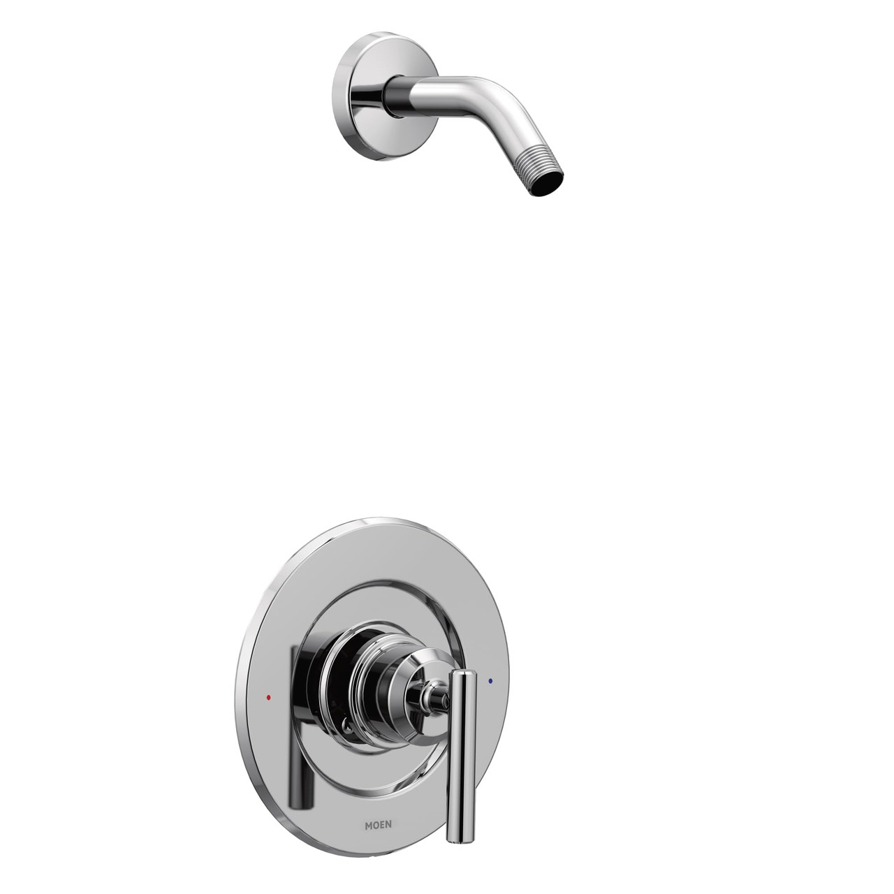 Moen Gibson Posi Temp One Handle Shower Only Trim Valve Without Showerhead in Chrome - T2902NH