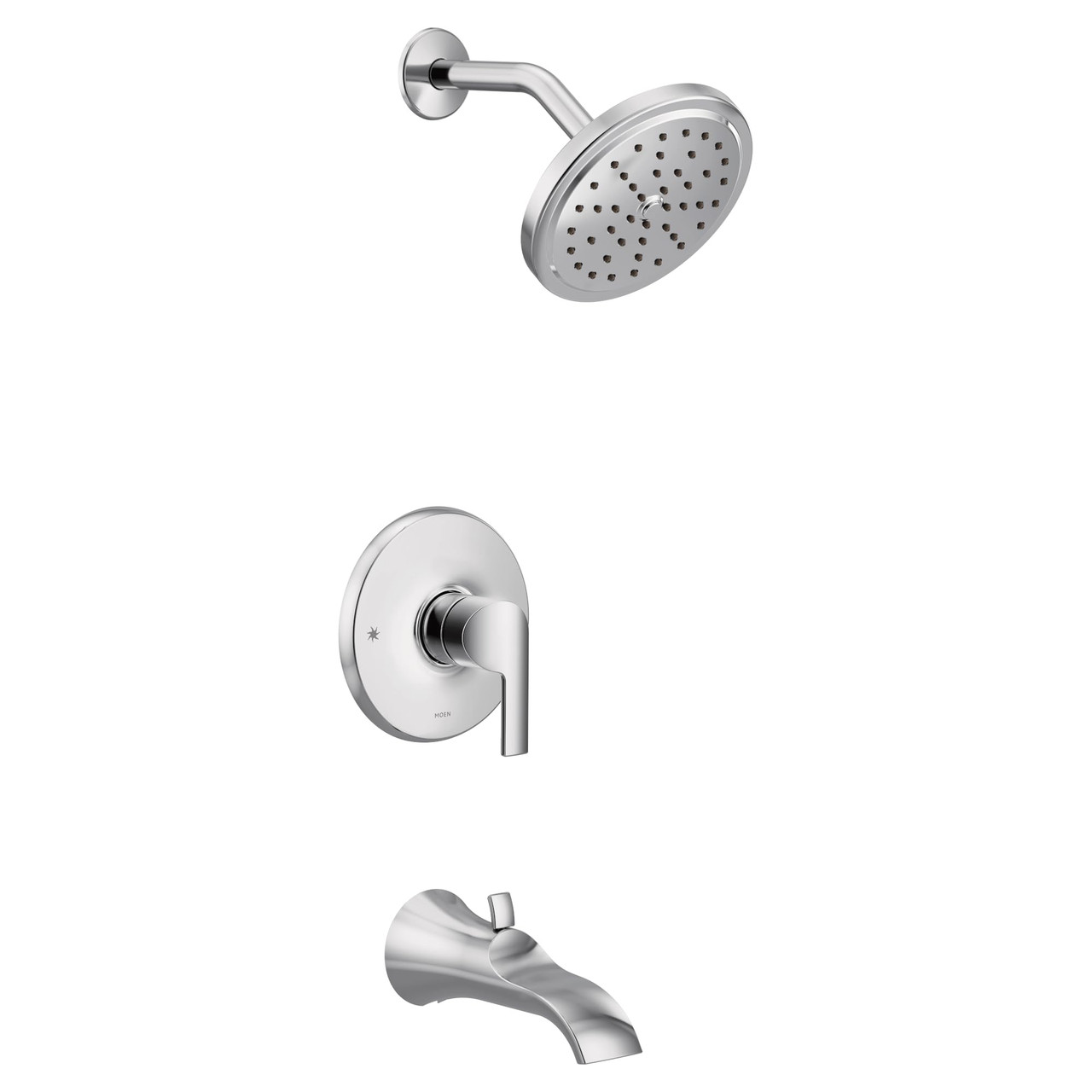 Moen Doux M CORE 3 Series 1 Handle Tub and Shower Trim Kit in Chrome - UTS3203