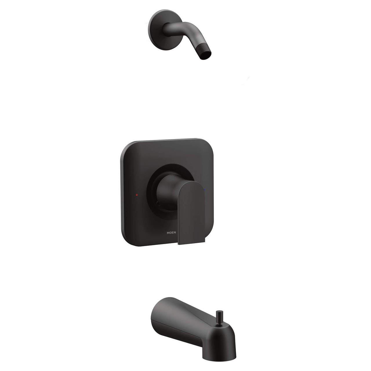 Moen Genta Posi Temp(R tub/shower in Matte Black - T2473NHBL